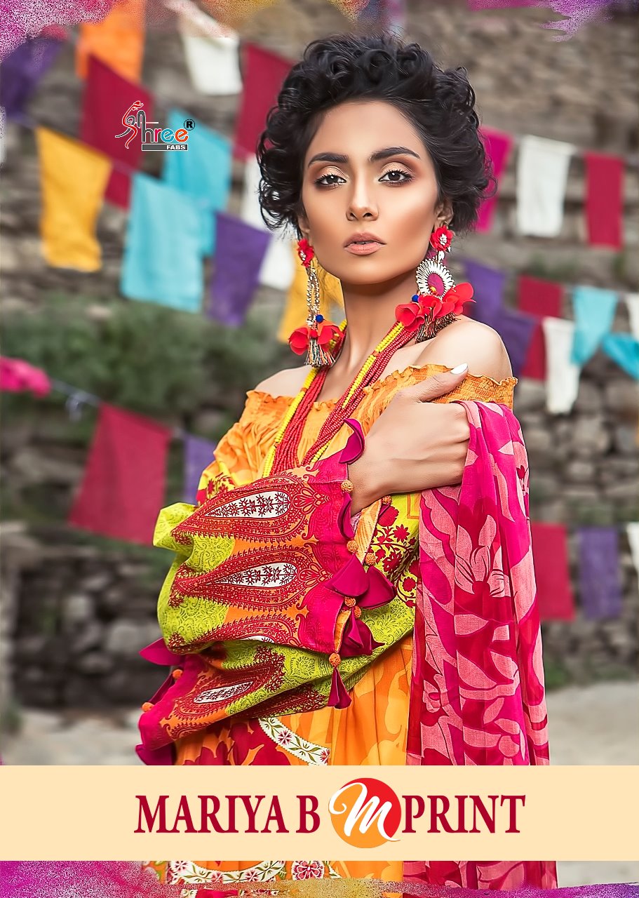 Shree fabs presents mariya b mprint casual wear collection of salwar kameez