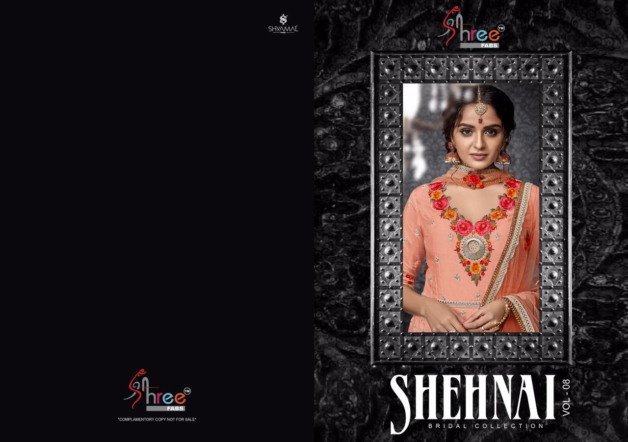 Shree fabs presents shehnai vol 8 Exclusive Fancy collection of salwar kameez