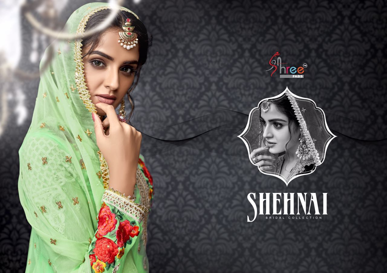 Shree fabs presents shehnai vol 8 Exclusive Fancy collection of salwar kameez