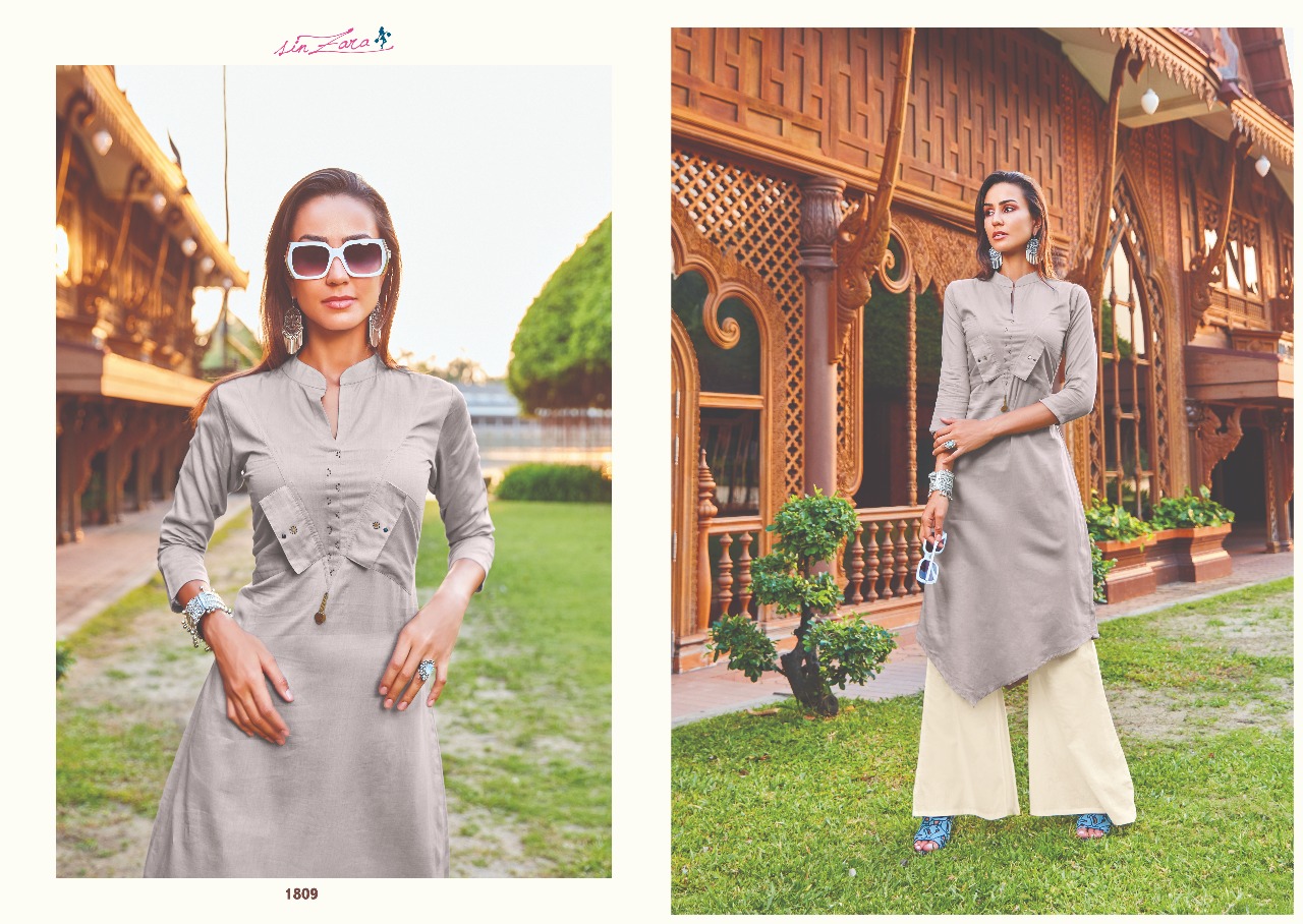 Sinzara launch malhar simple elegant casual wear kurti with plazzo concept