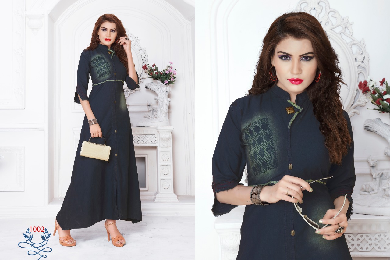 SLC launch denim beauty Stylish casual wear kurtis concept