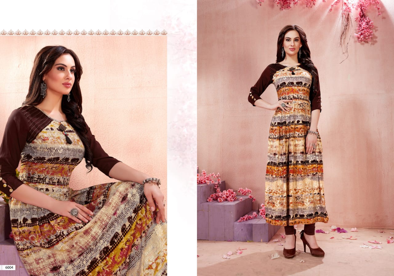 Smriti trendz presents zara casual ready to wear kurtis collection