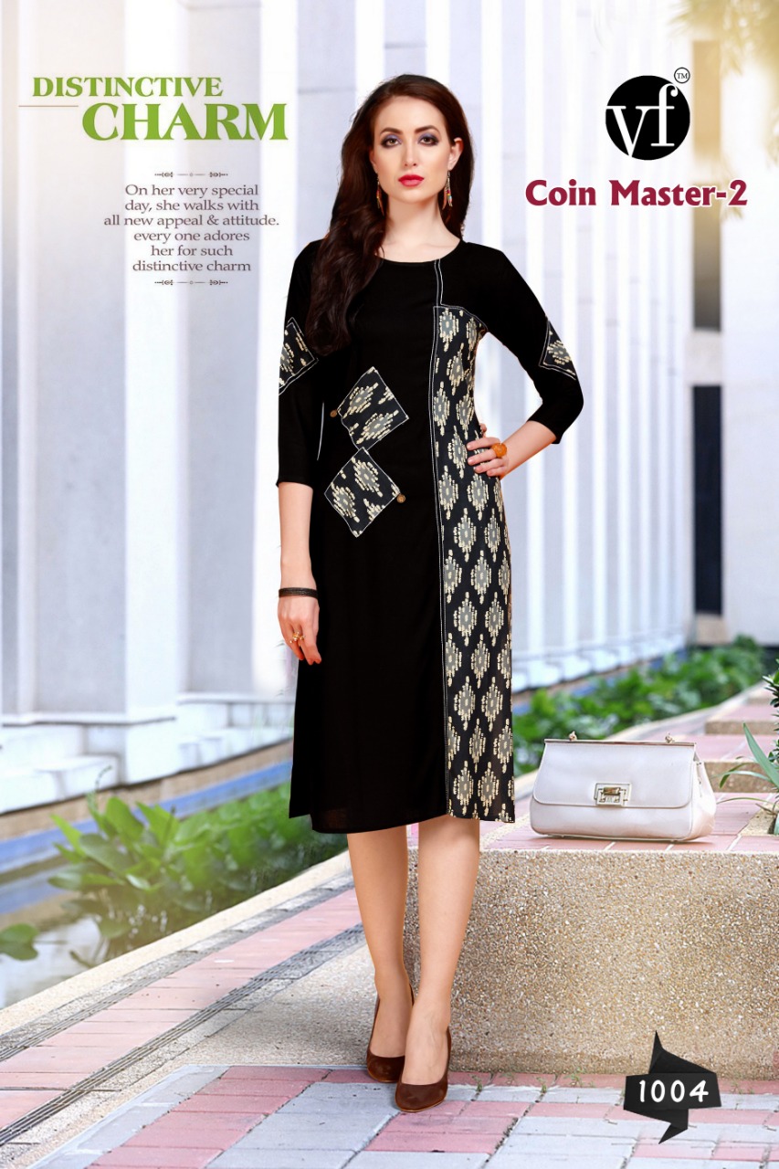VF iNDIA presenting coin master vol 2 casual ready to wear kurtis concept