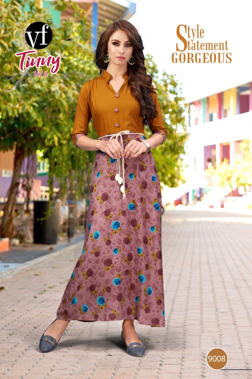 VF iNDIA presenting tinny vol 11 casual ready to wear kurtis concept