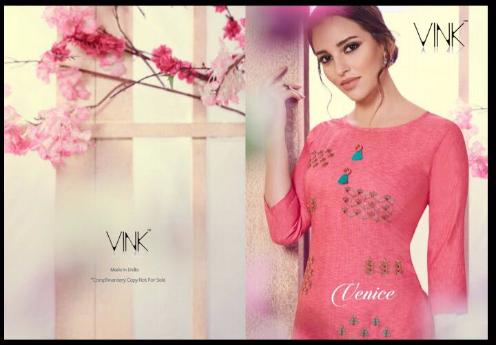 Vink presents venice beautiful casual wear kurtis collection