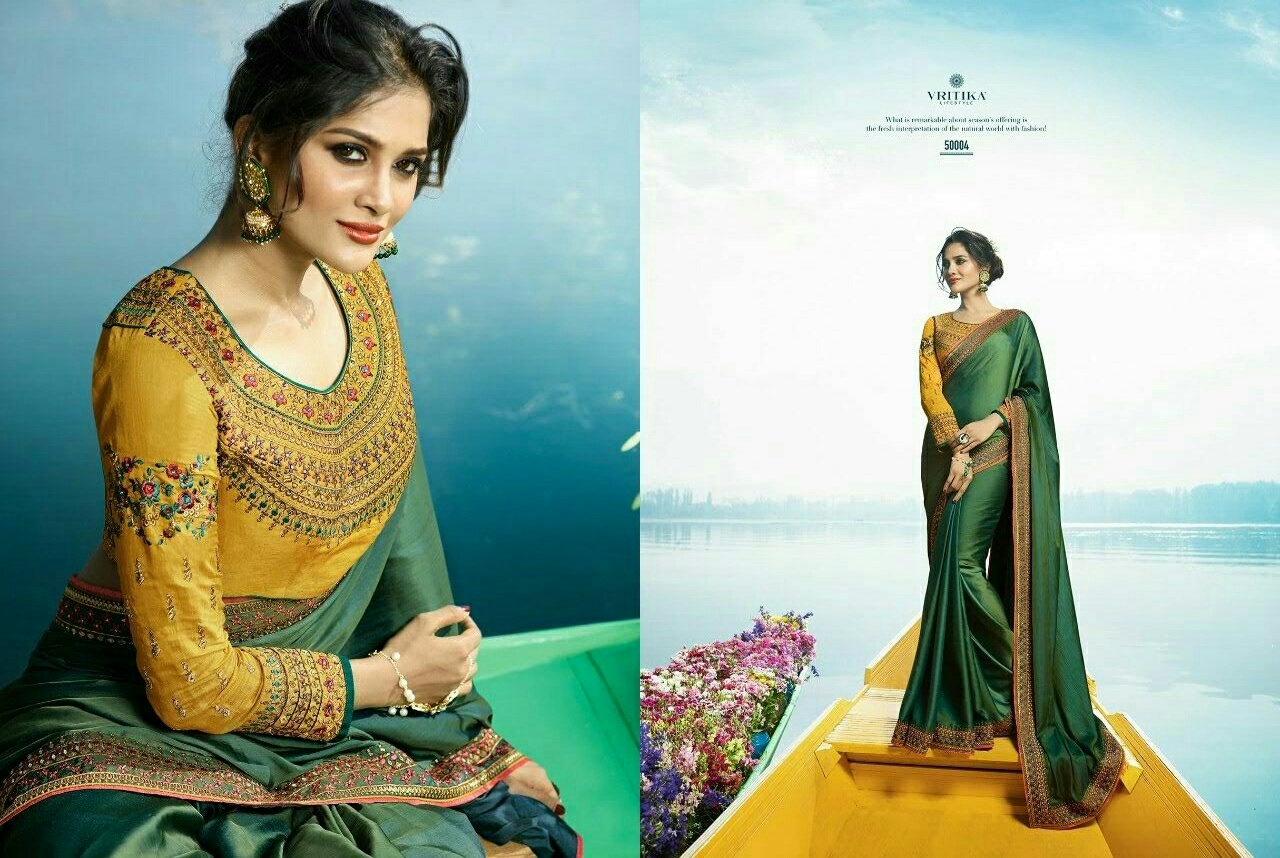 Vritika Lifestyle Presents sneh party wear collection of sarees