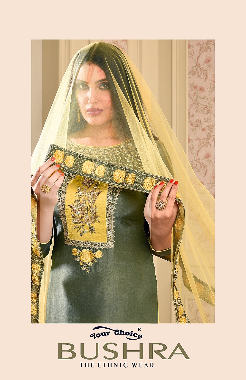 Your choice Launch bushra ethnic wear Collection of salwar kameez