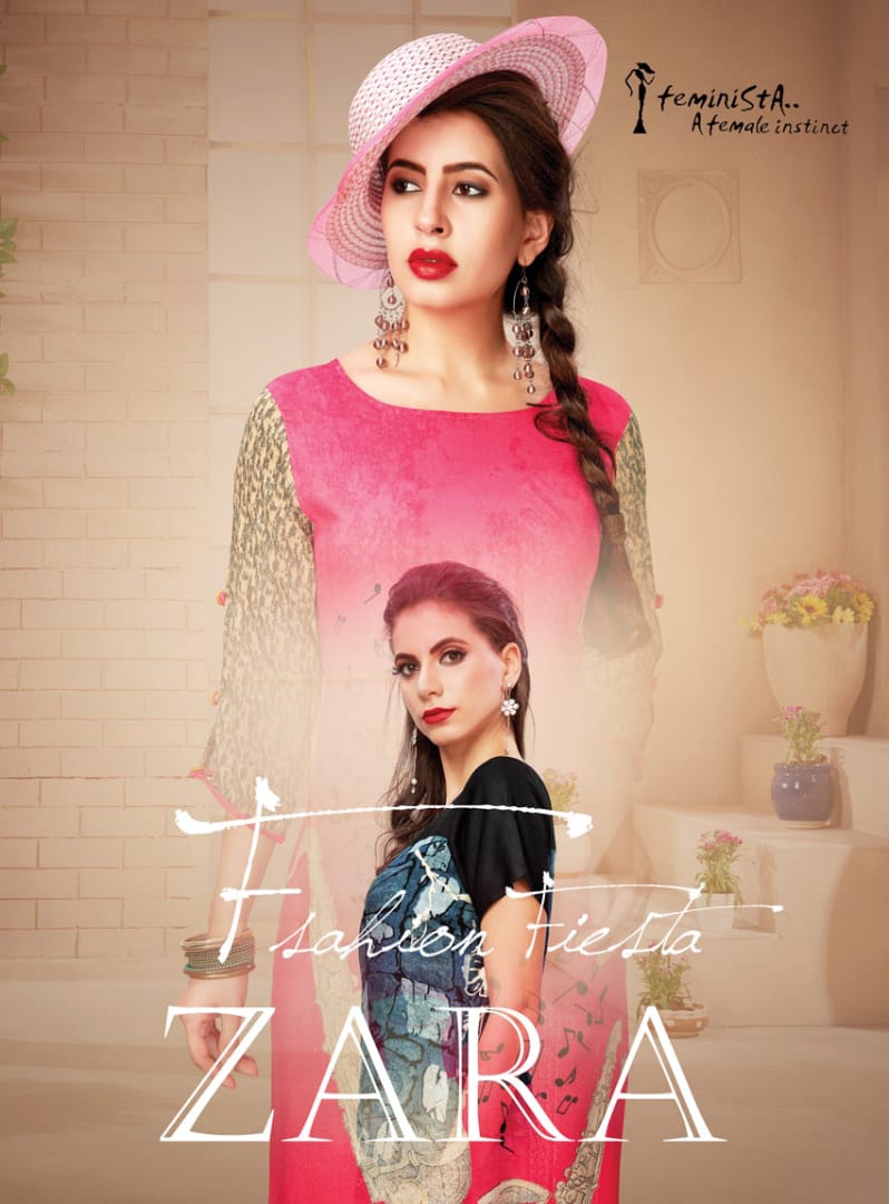 Arena fashion Presenting feminista Zara casual Wear collection of kurtis