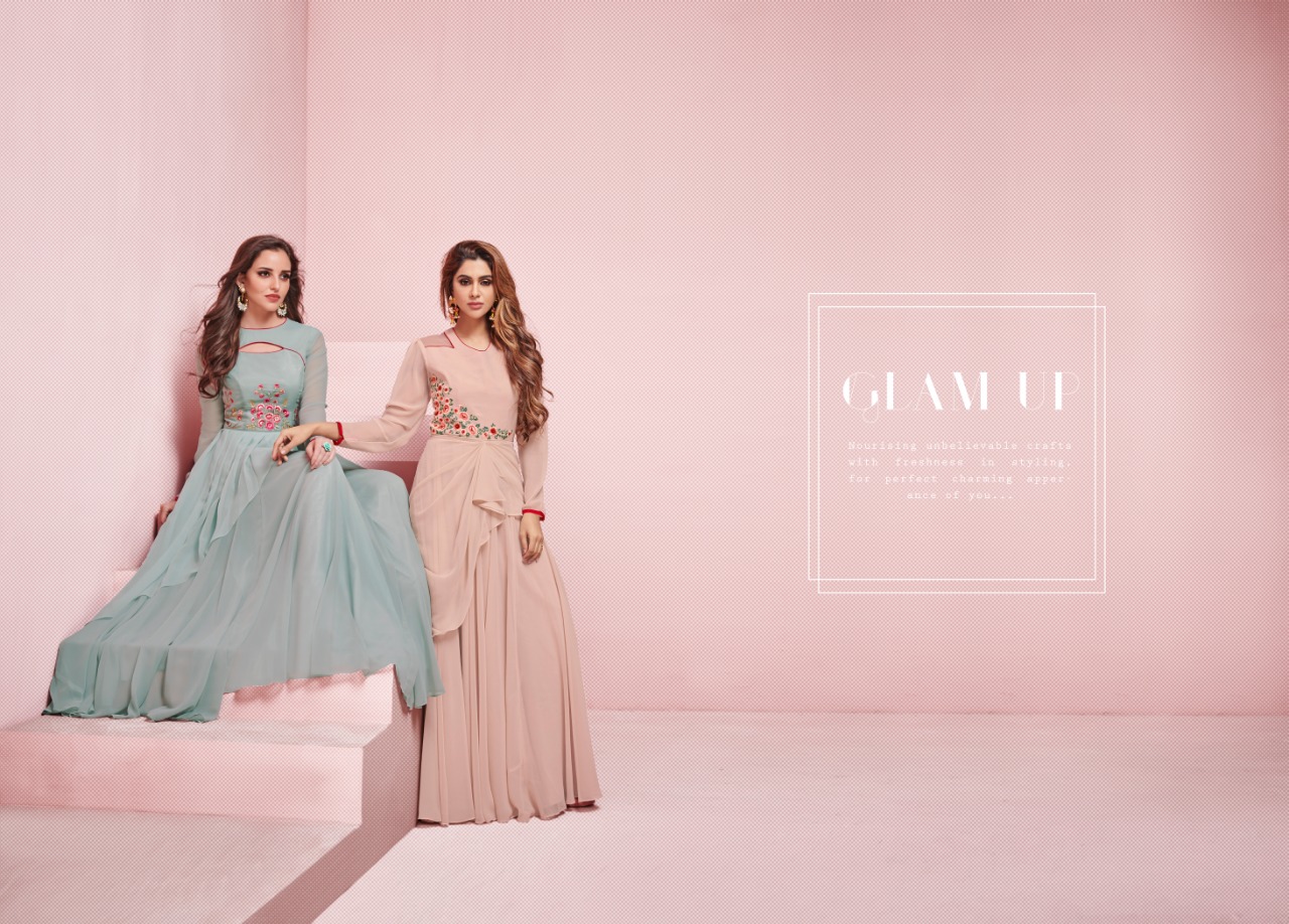 Arihant Designer presents glam up fancy designer party wear concept gowns
