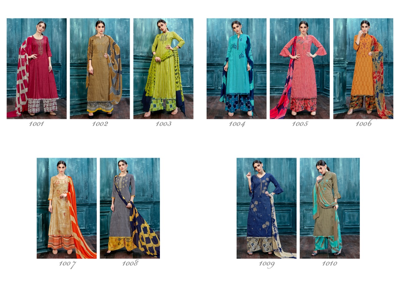 Azara Presents aleza casual daily wear cotton printed salwar kameez collection