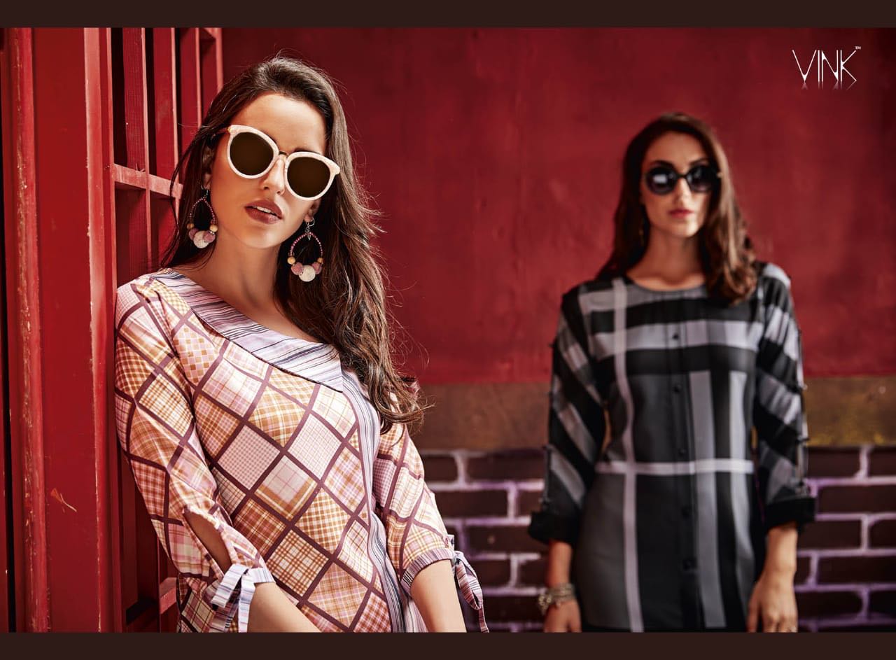Checkmate by vink Presenting casual western Stylish look kurtis concept