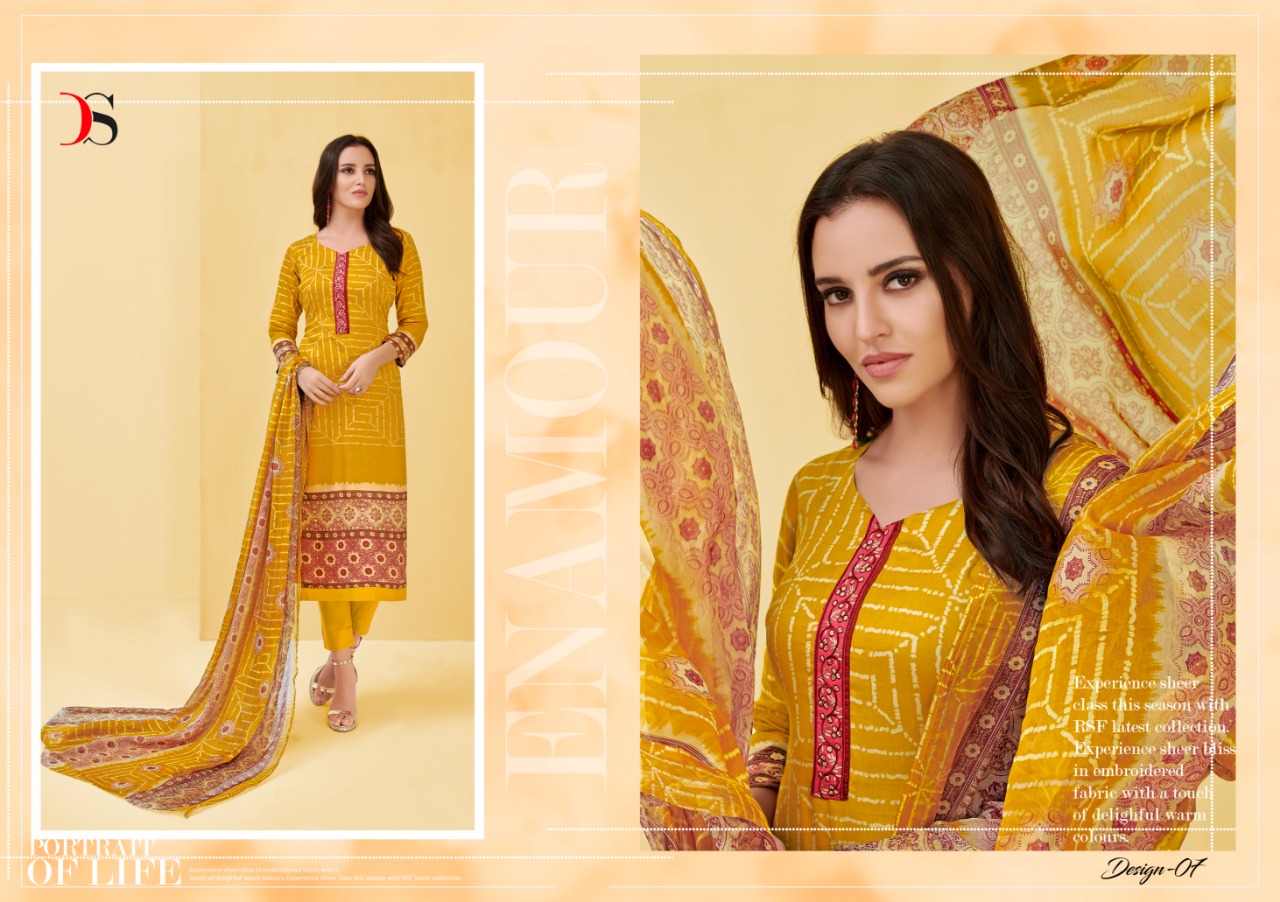 Deepsy suits presenting autograph 2 simple casual wear printed salwar kameez collection