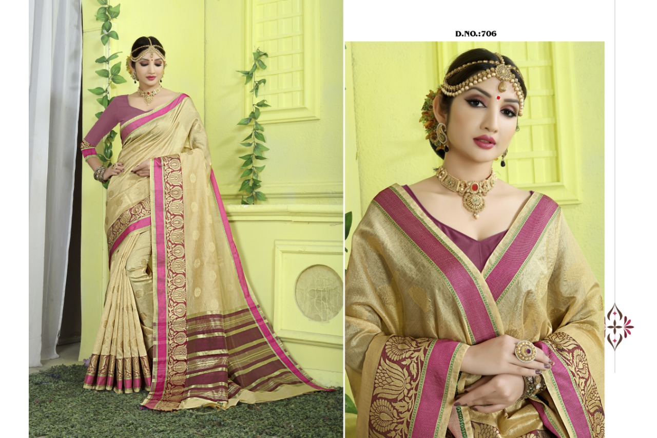 Dwarka nath silk mills presenting sanam casual daily wear rich look collection of sarees