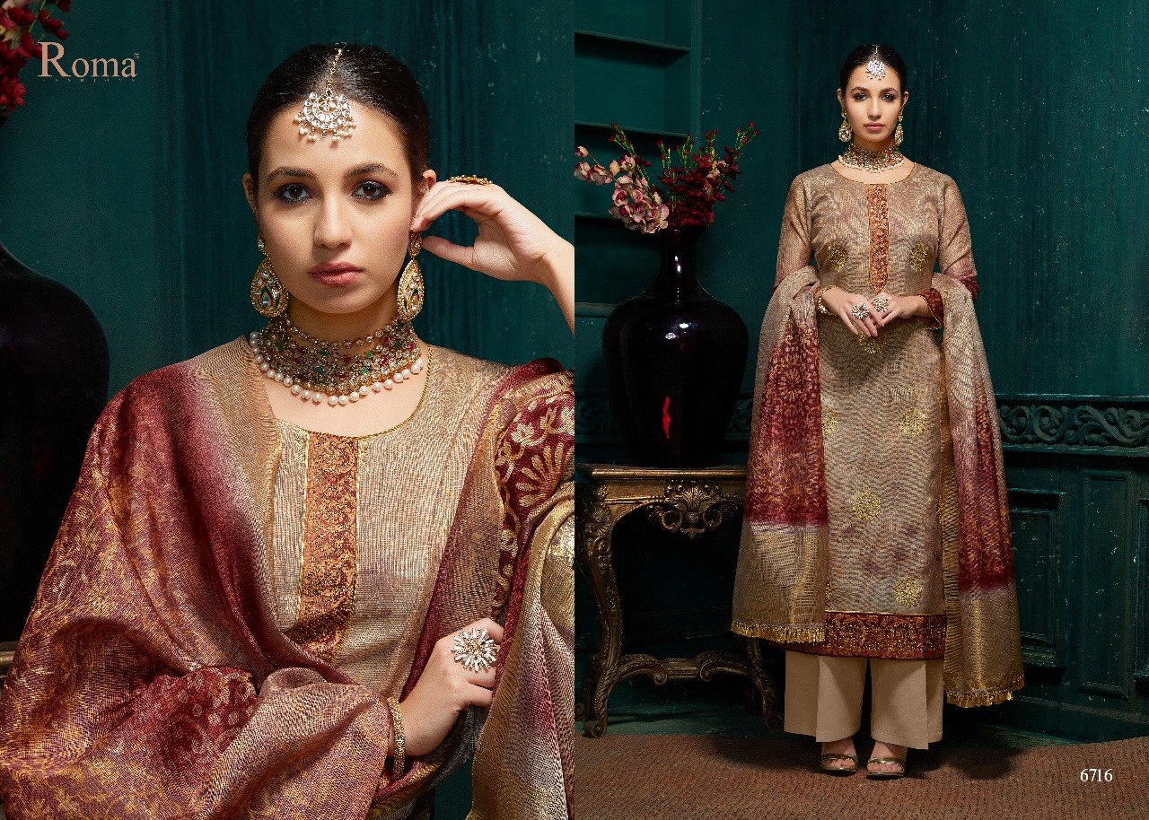 Jinaam dress P LTD launchs roma harmony beautiful ethnic rich look collection of salwar kameez