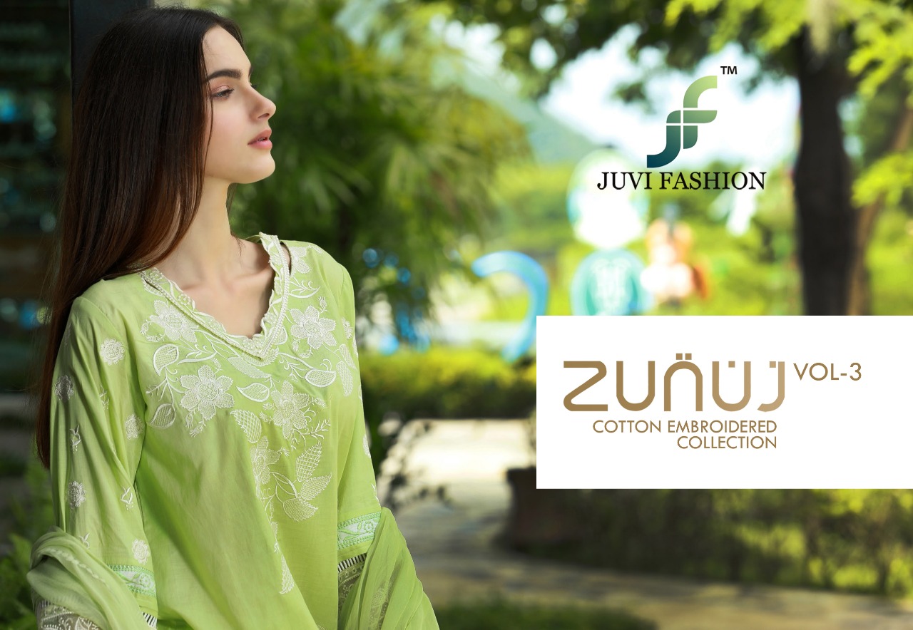 JUVI fashion presents zunuj vol 3 Simple elegant look casual salwar kameez Collection