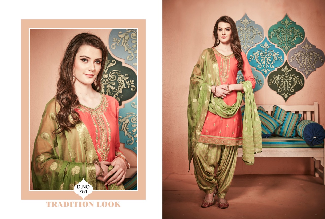 Kajree Fashion presenting rivaaz by patiyala beautiful Ethnic wear Salwar kameez collection