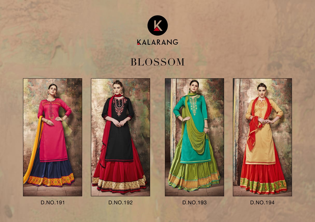 Kalarang creation blossom new fancy collection of salwar kameez