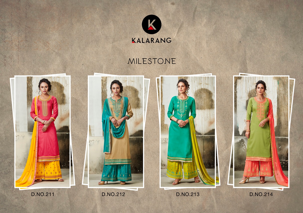 Kalarang creation milestone exclusive simple casual salwar kameez collection