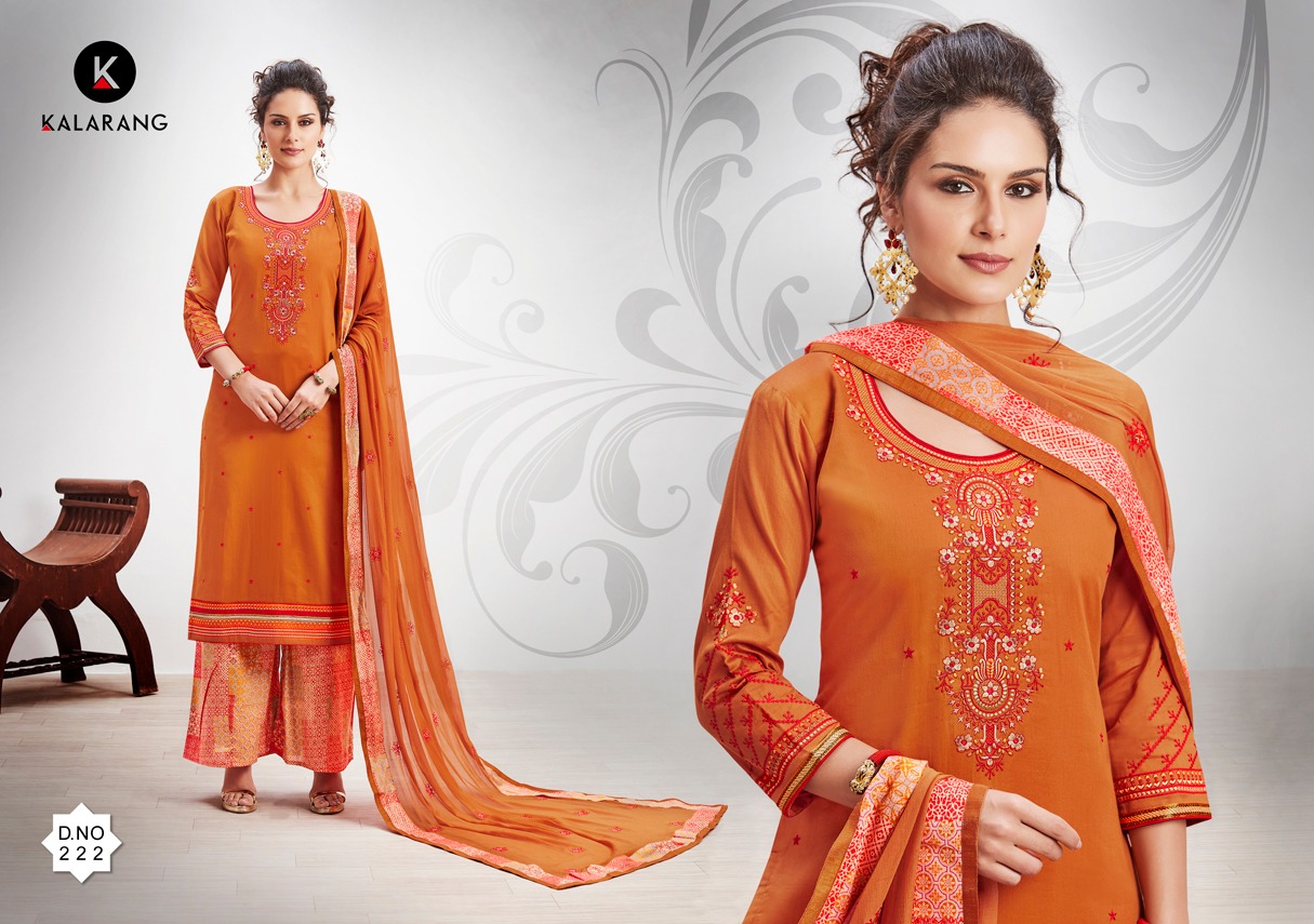 Kalarang creation presenting mayuri simple stylish casual wear salwar kameez collection