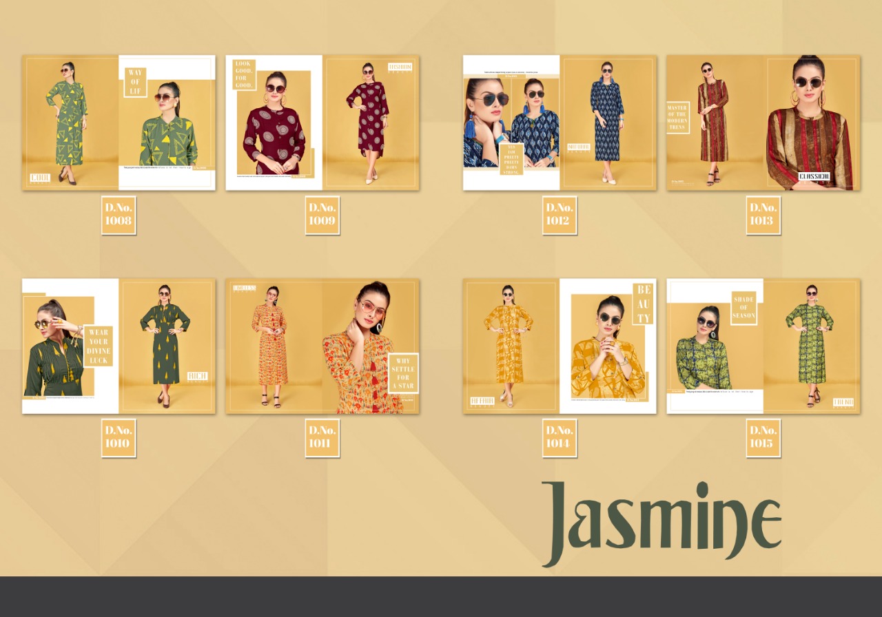 Kapil trendz launch jasmin casual daily wear kurtis concept