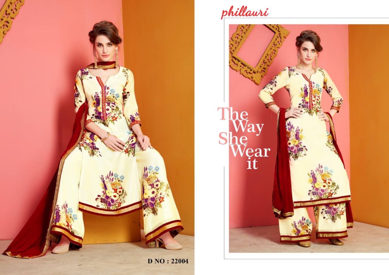 Kesari launch phillauri vol 9 Exclusive concept Digital Print on chanderi with plazzo concept of salwar kameez