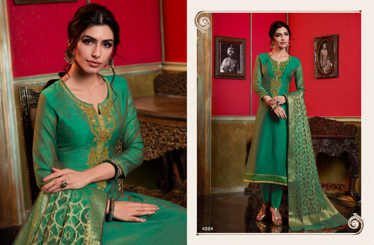 Kessi Fabrics aabhushan simple elegant Traditional salwar kameez collection