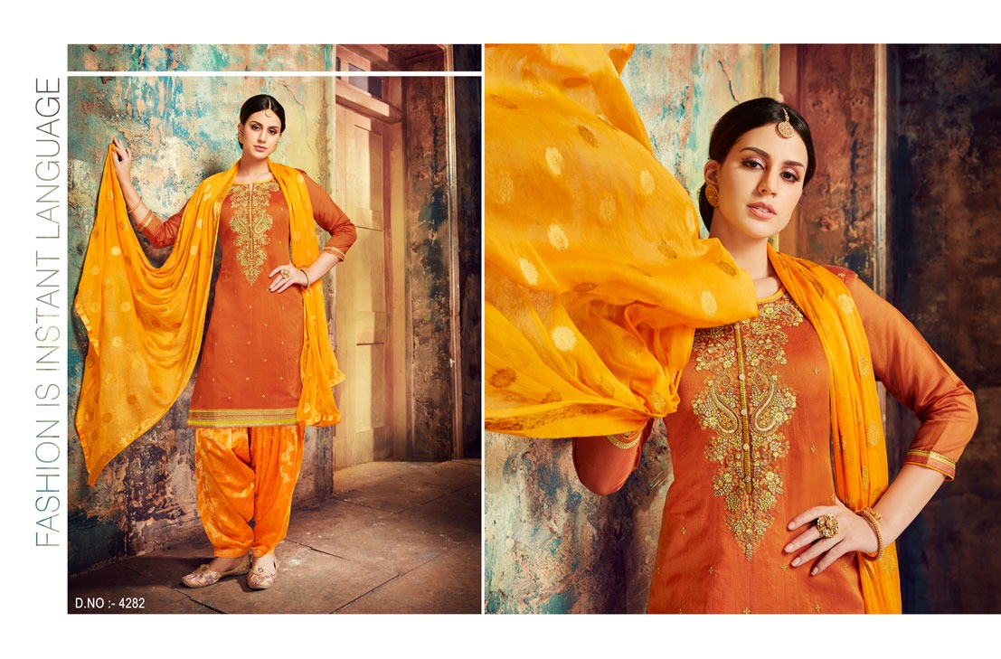 Kessi fabrics presenting shangar by patiala house vol 5 casual  wear collection of salwar kameez