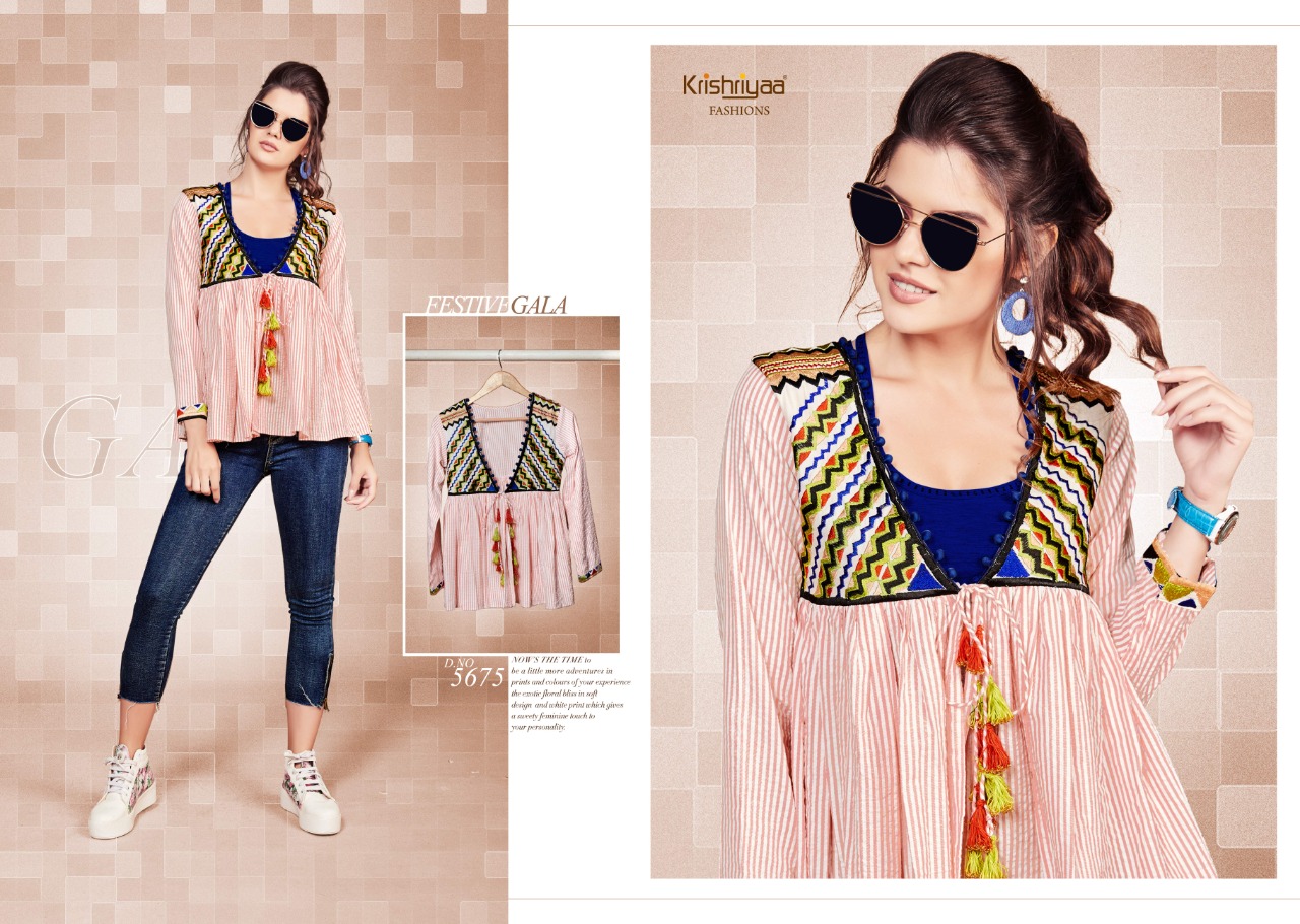 Krishriyaa fashion maxim vol 3 casual ready to wear western tops collection