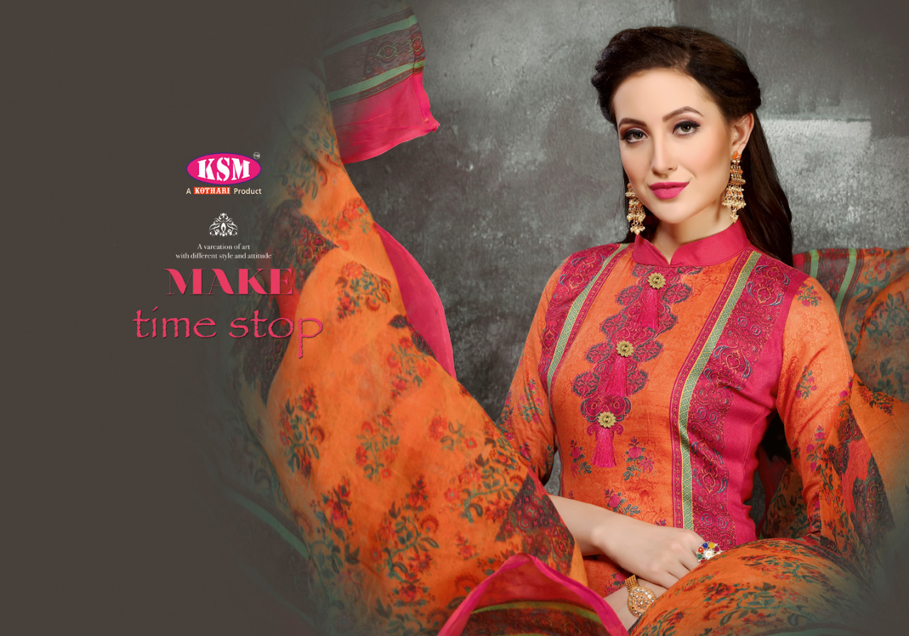 KSM Presenting vidhi beautiful casual printed wear salwar kameez collection