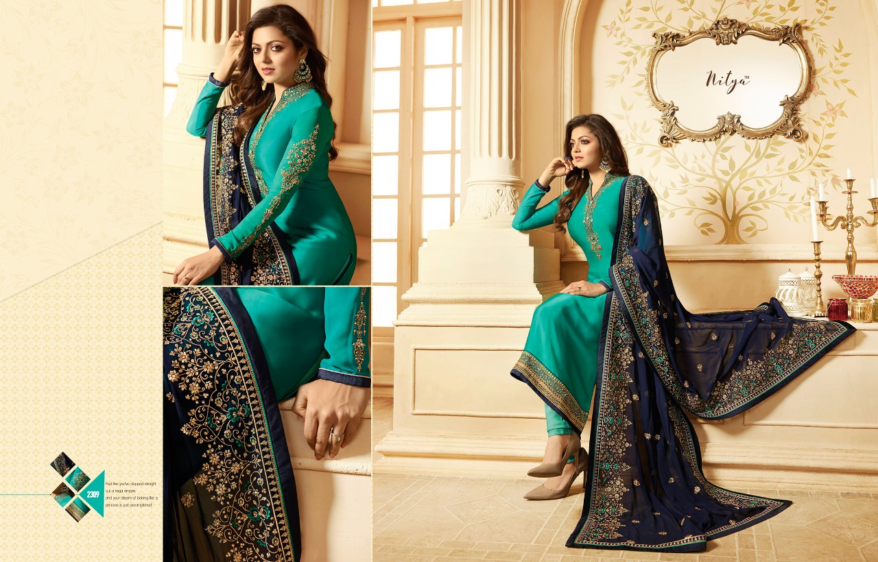 LT Fabrics nitya vol 123 beautiful heavy concept salwar kameez collection