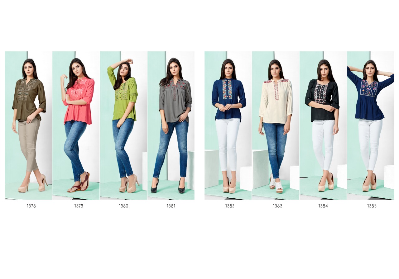 Mrigya fiona nX 5 casual ready to wear tops collection