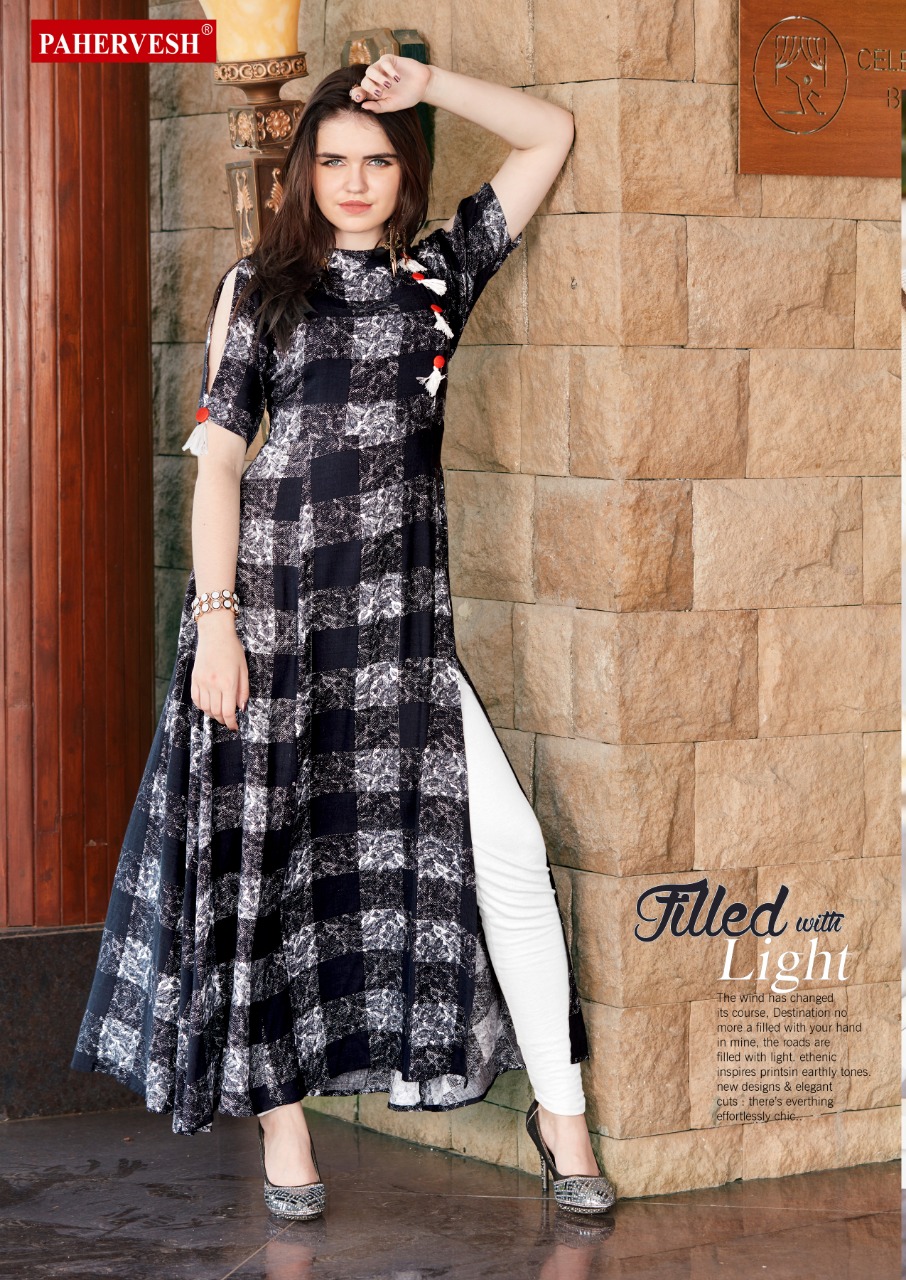 Pahervesh nazakat vol 2 ready to wear casual gown style kurtis concept