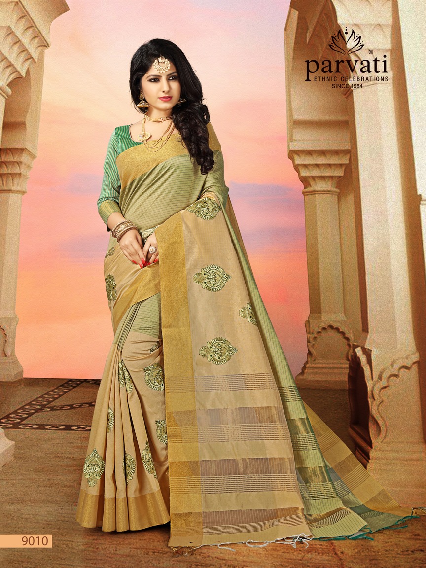 Parvati presenting silk fusion vol 11 stylish Rich look silk sarees collection