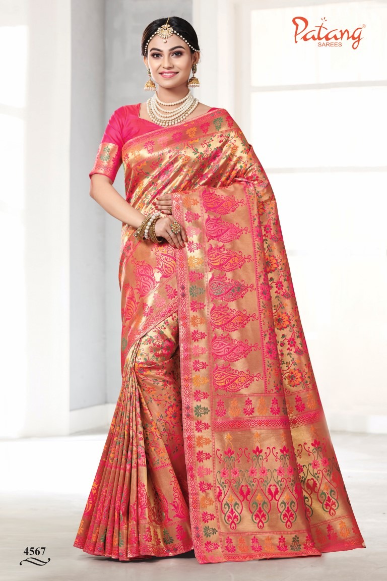 Patang Majestic beauty beautiful rich look party wear sarees collection