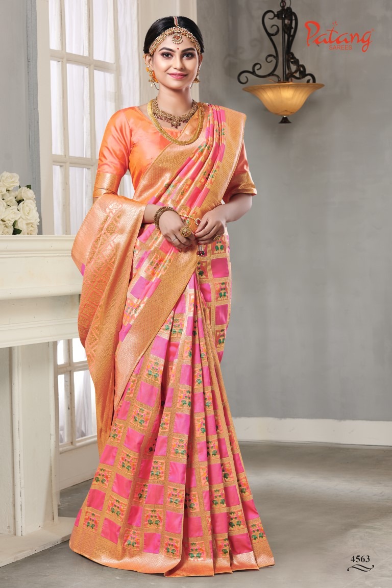 Patang Majestic beauty beautiful rich look party wear sarees collection