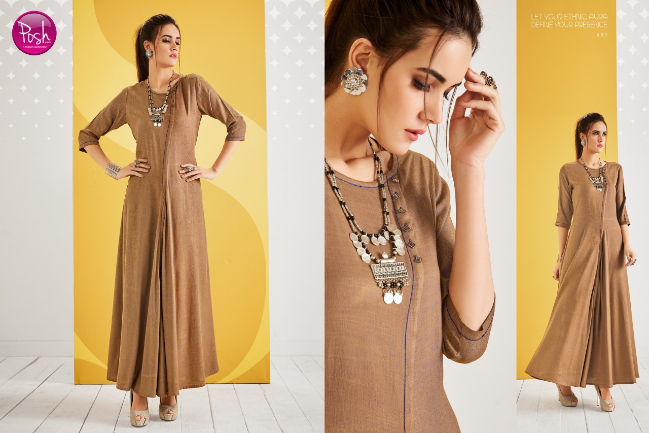 Posh Zaha gown designer ethnic gown concept