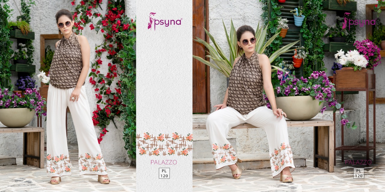 Psyna launch palazzo vol 12 fashionly elegant casual daily to wear palazzou2019s concePt