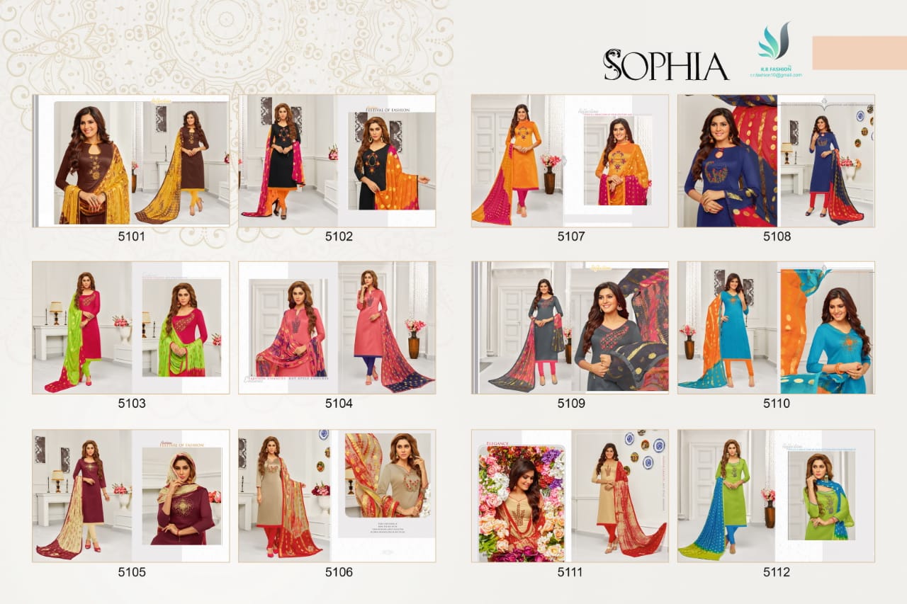R R fashion presenting sOPHIA casual daily wear salwar kameez collection