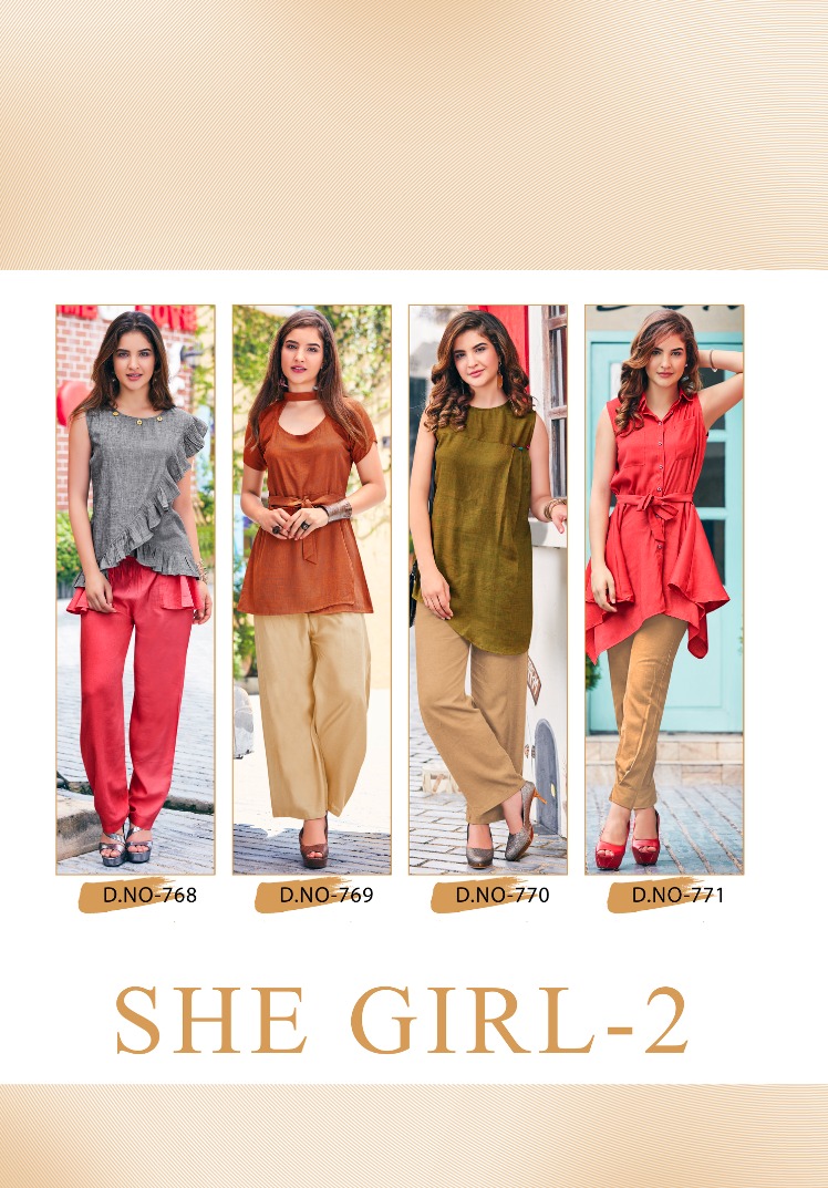 Rani trendz launch she girl 2 casual stylish western look tops collection