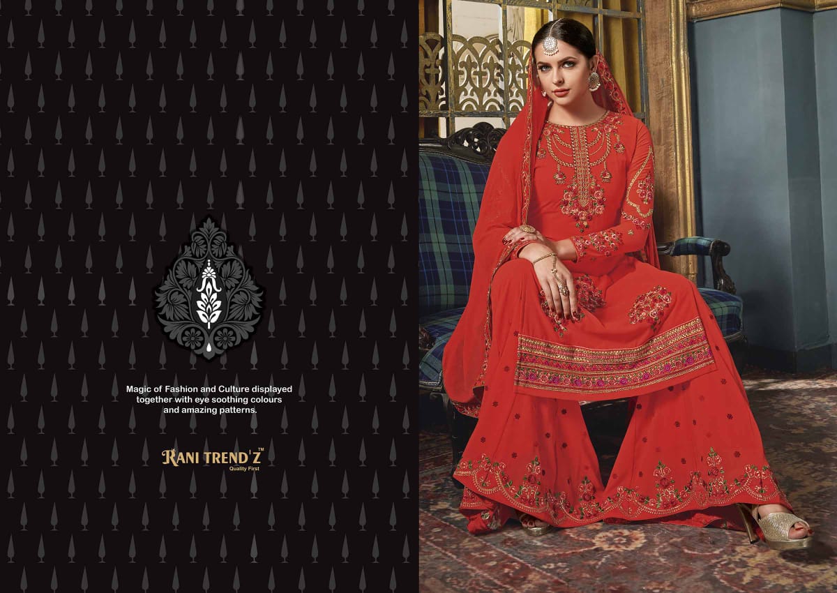Rani trendz Presents rajdhani heavy traditional wear collection of salwar kameez