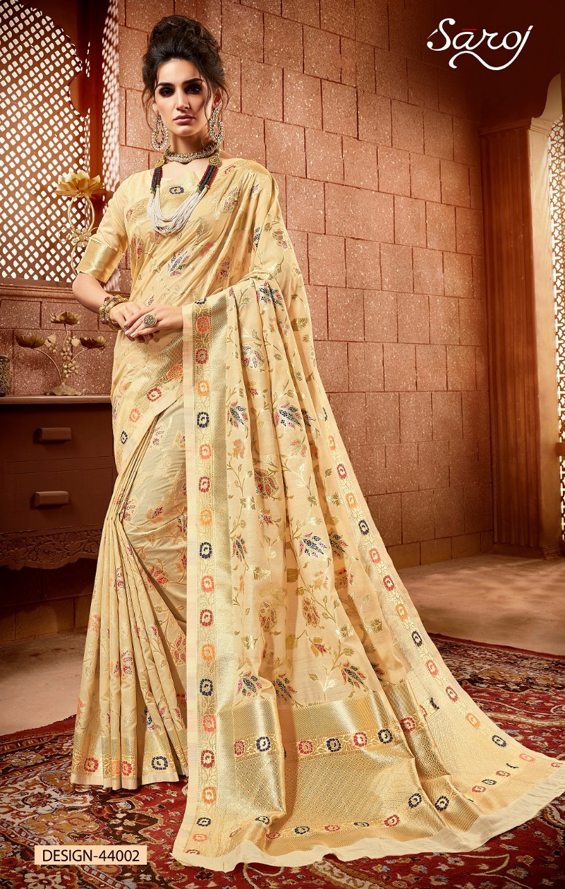 Saroj presenting Rani sahiba simple elegant rich look sarees collection