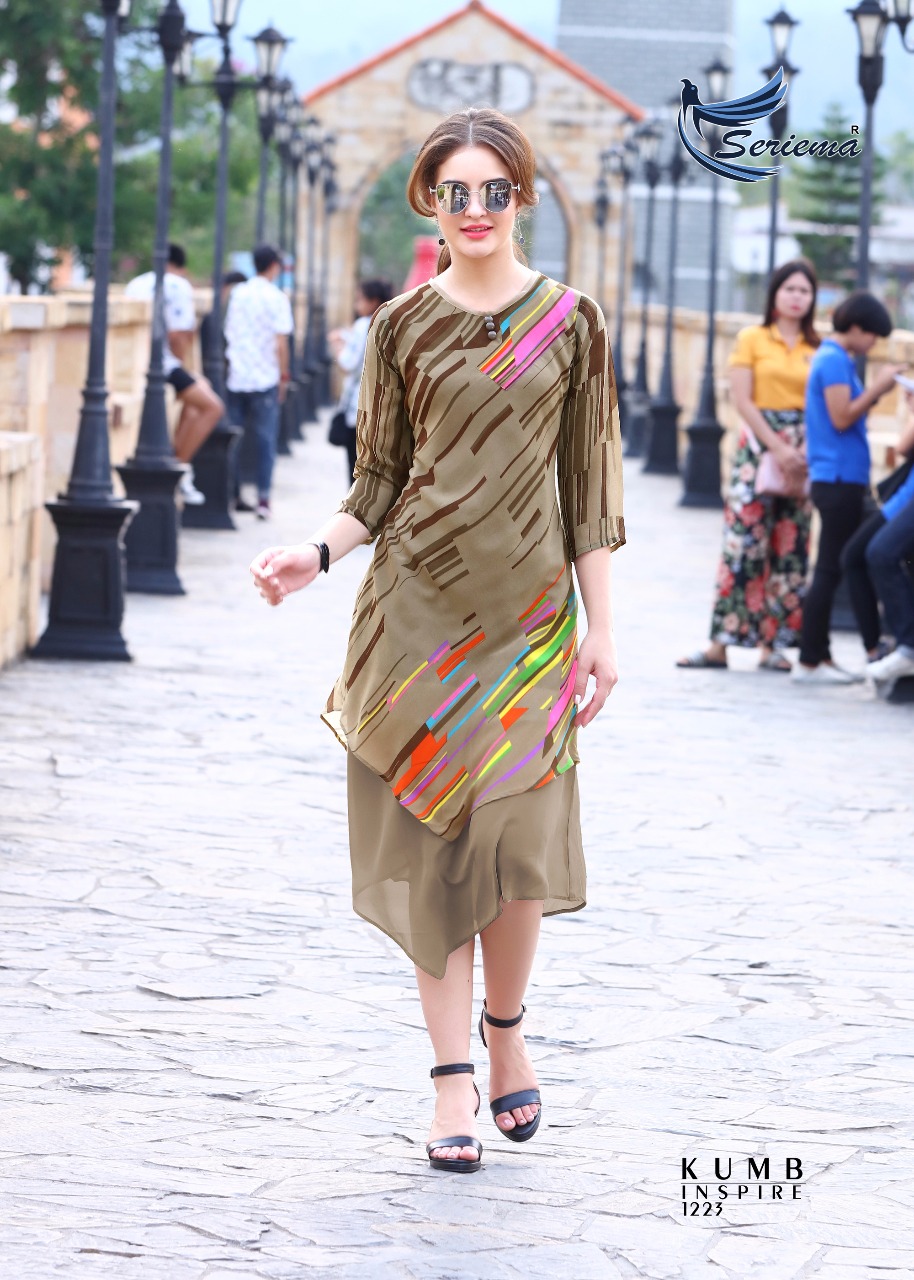 Seriema presenting kumb inspire beautiful casual daily wear collection of kurtis
