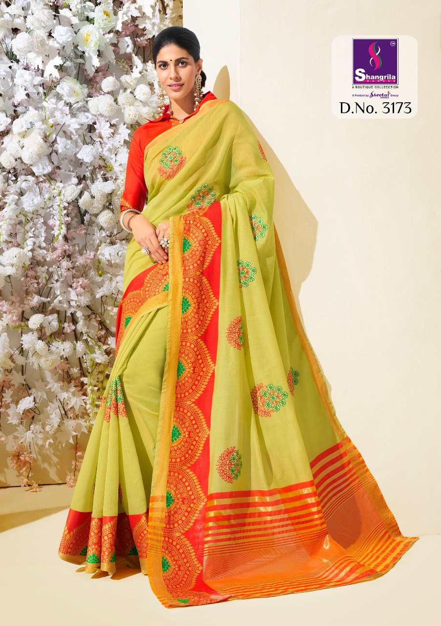 Shangrila launch vidhya cotton rich look pure kalamkari sarees collection