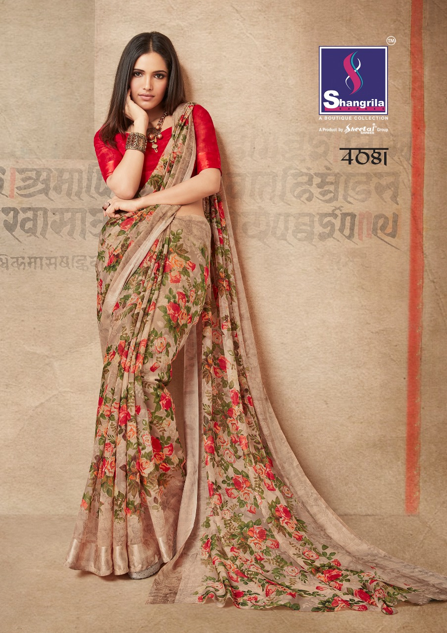 Shangrila presenting kanchana cotton vol 8 beautifulcasual trendy look sarees collection