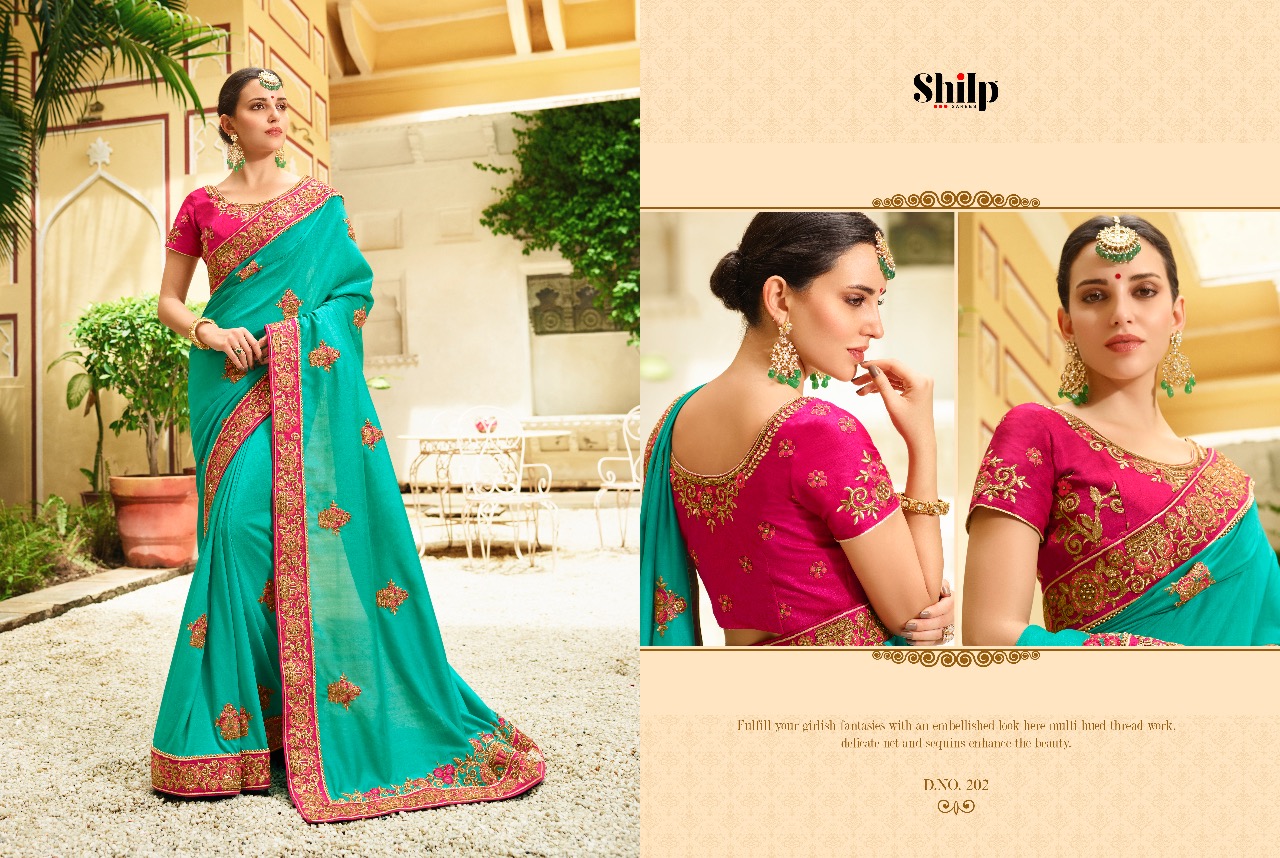 Shilp Presenting series 201 Traditional festive season heavy sarees collection