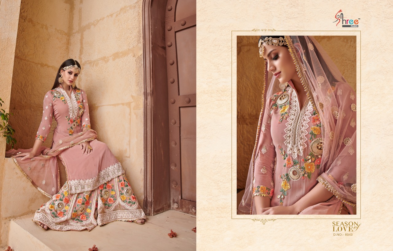 Shree fabs presents beautiful stylish heavy bridal collection of salwar kameez