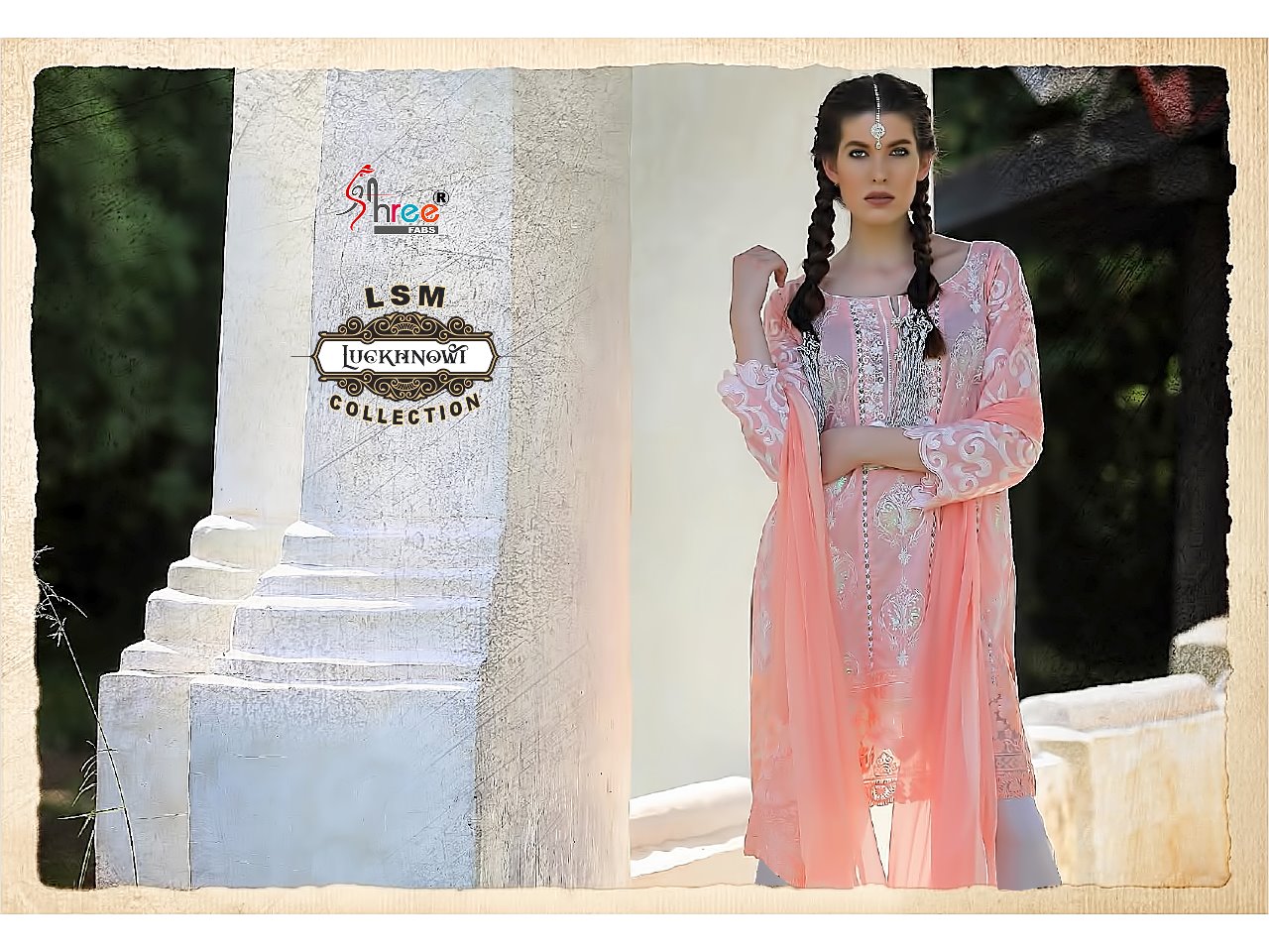 Shree fabs presents lSM Luckhnowi collection Semi casual fancy concept salwar kameez