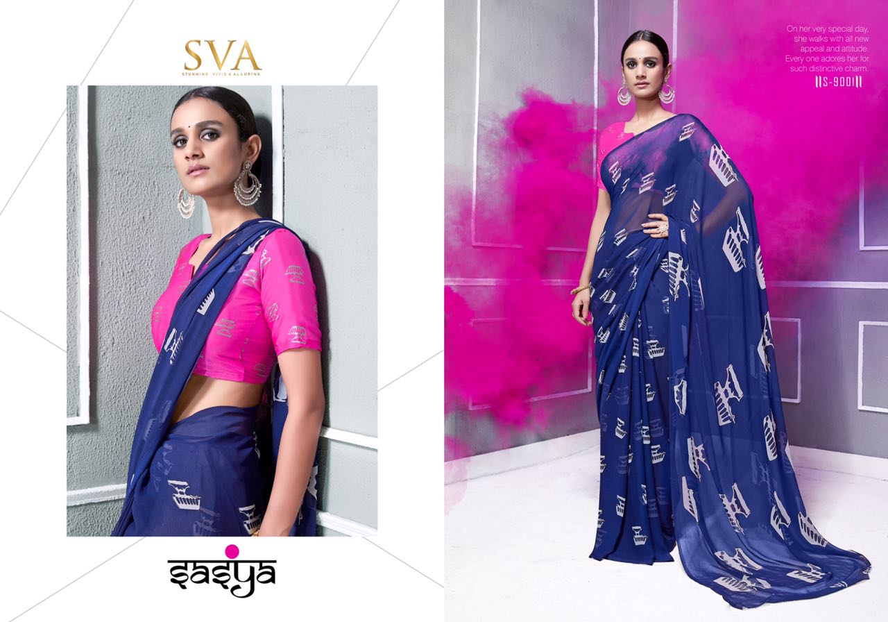 SVA sasya casual fancy sarees concept