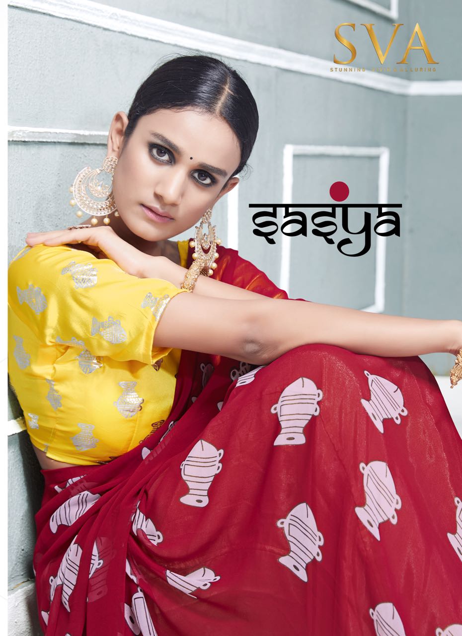 SVA sasya casual fancy sarees concept