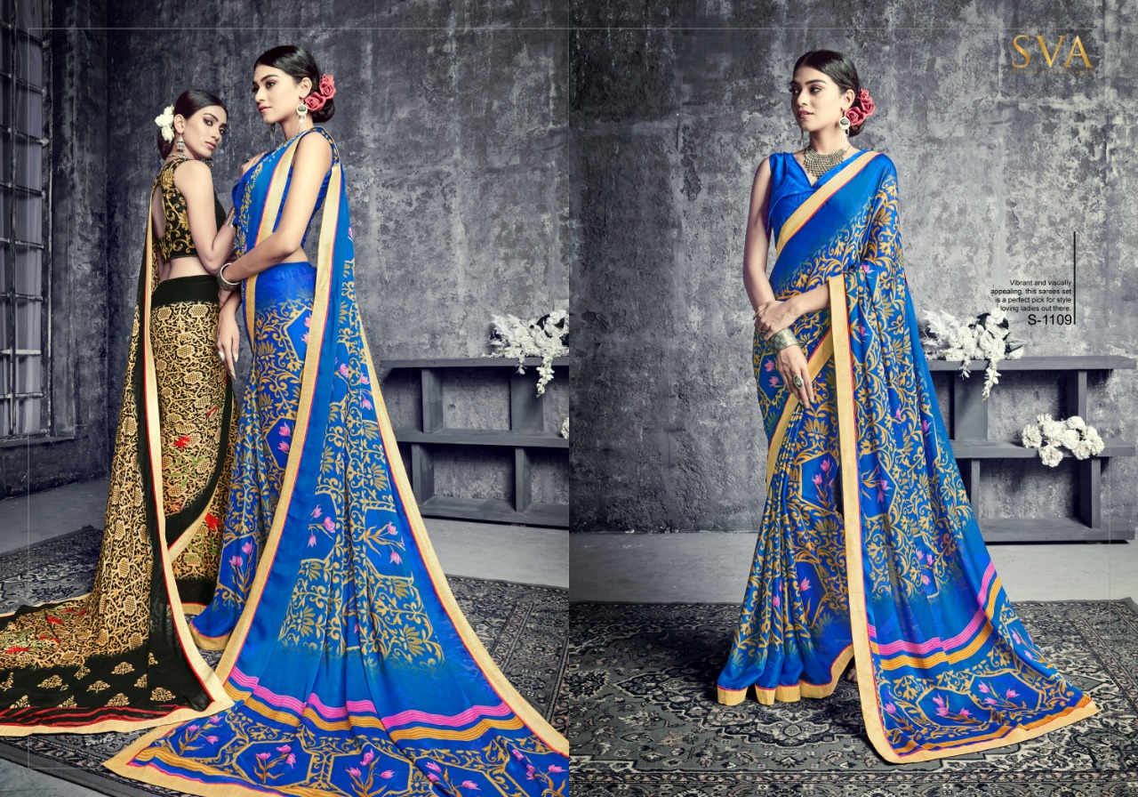 SVA series 1101 casual daily wear beautiful collection of sarees
